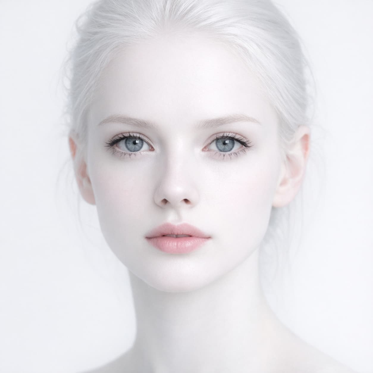 Nothron Natural Glow AI pale skin tone enhancement before and after - natural color matching for healthy skin appearance